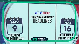 Tuesday marks the deadline to request a mail-in ballot for Pennsylvania primary