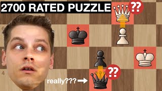 You Will Not Solve This 2700 Rated Chess Puzzle