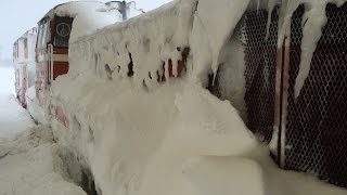 宗谷本線DE15常時運転排雪列車 `Frozen Fighter`Snowplow train,Soya line,Hokkaido,Japan