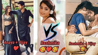 Rashmika Mandanna & Vijay Devarakonda VS Ananya Pandey & vijay | by Alpha Celebrity
