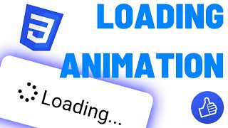 Create A Loading Animation Button || CSS for beginners #WebDevelopment