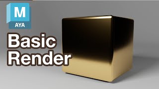 Maya Setup a Basic Render with Backdrop