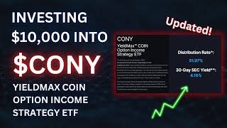 Investing $10,000 into CONY with its WEEKLY DIVIDENDS! (UPDATED)