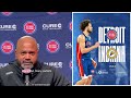 hc jb bickerstaff speaks on gilbert arenas remarks about cade cunningham needing to leave detroit