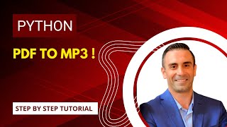 Automate Audio Generation from PDFs with Python! 🎧 | Convert PDFs to MP3 | Beginner Tutorial