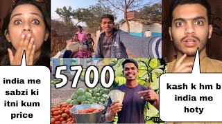 Indian vegetable seller earn 1000 in a day | Pakistani Reaction |Magisco Reactions