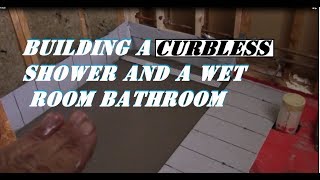 BUILDING CURBLESS SHOWER...part 1