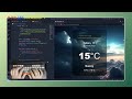 ASMR Programming - How to make weather app using javascript - no talking