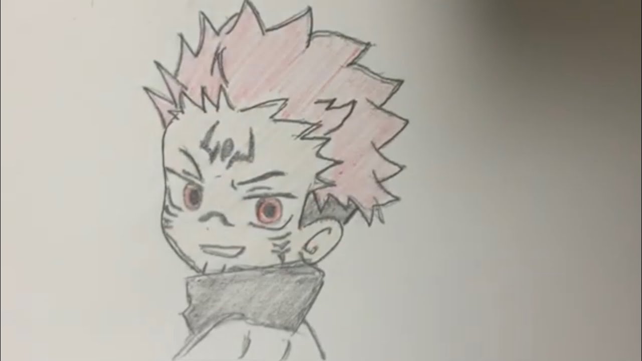 How To Draw Sukuna | Step By Step | Jujutsu Kaisen - YouTube