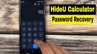 How to Recover Password for HideU Calculator Lock App