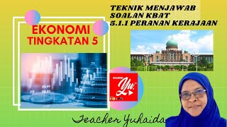 SOALAN KBAT EKONOMI SPM SUSAH NAK JAWAB? DIDIK TV NTV7 (5.1 PERANAN KERAJAAN DALAM EKONOMI)