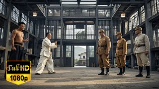 Kung Fu Movie In prison, prisoners beat up armed Japanese soldiers with bare hands!#movie