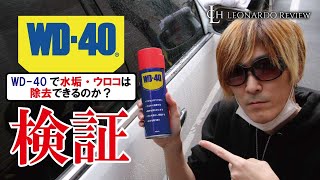 【検証】WD40で油膜とりから強力なウロコは除去できるのか？