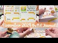 🍁 November 2024 Cozy Fall Themed Bullet Journal Setup || Plan With Me