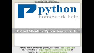 Best and Affordable Python Homework Help