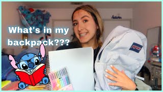 What’s In My Backpack??? As A College Student!!