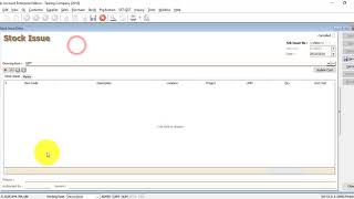 SQL Accounting Software Tutorial 044 Stock Issue