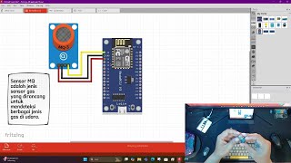 Part 8 : Pembacaan Sensor Gas MQ-2 tanpa Library dengan nodeMcu ESP8266