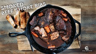 Beef Short Ribs - How to Smoke Braised Beef Ribs