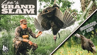 Lee’s Turkey GRAND SLAM (Gobbling HEN at 5 Feet!!)