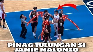 GRABE MUNTIK MAGKAGULO SA GAME 4, JAMIE MALONZO PINAG TULUNGAN NG 3 DRAGON