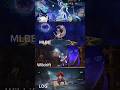 Sun Wu, Vex, Chang'e, Xiao Qiao, HOK VS Wildrift VS MLBB VS LOG #mlbb #wildrift