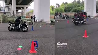 へなちょこライダー走行会　ミニコース　たくうえさん＆aokapaさん