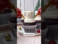 chocolate snowman cupcakes ☃️🧁