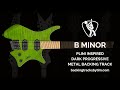 Plini Inspired Dark Progressive Metal Backing Track in B Minor | 105 BPM