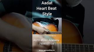 Aadat in Heart Beat style | ibanez acousticguitar| #short video | #shorts