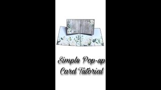 Simple Pop-up Card Tutorial  | How to | Craft Ideas | Crafty Boutique