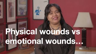 Physical wounds vs emotional wounds – How do they heal? (Art of Life-ing with Keka)