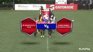 RFYS: Mumbai Jr. Boys - Avalon Heights International School vs St. Xavier’s H. S., Airoli Highlights