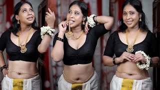 Gowri Mathews Model In Naadan Fashion Outfits