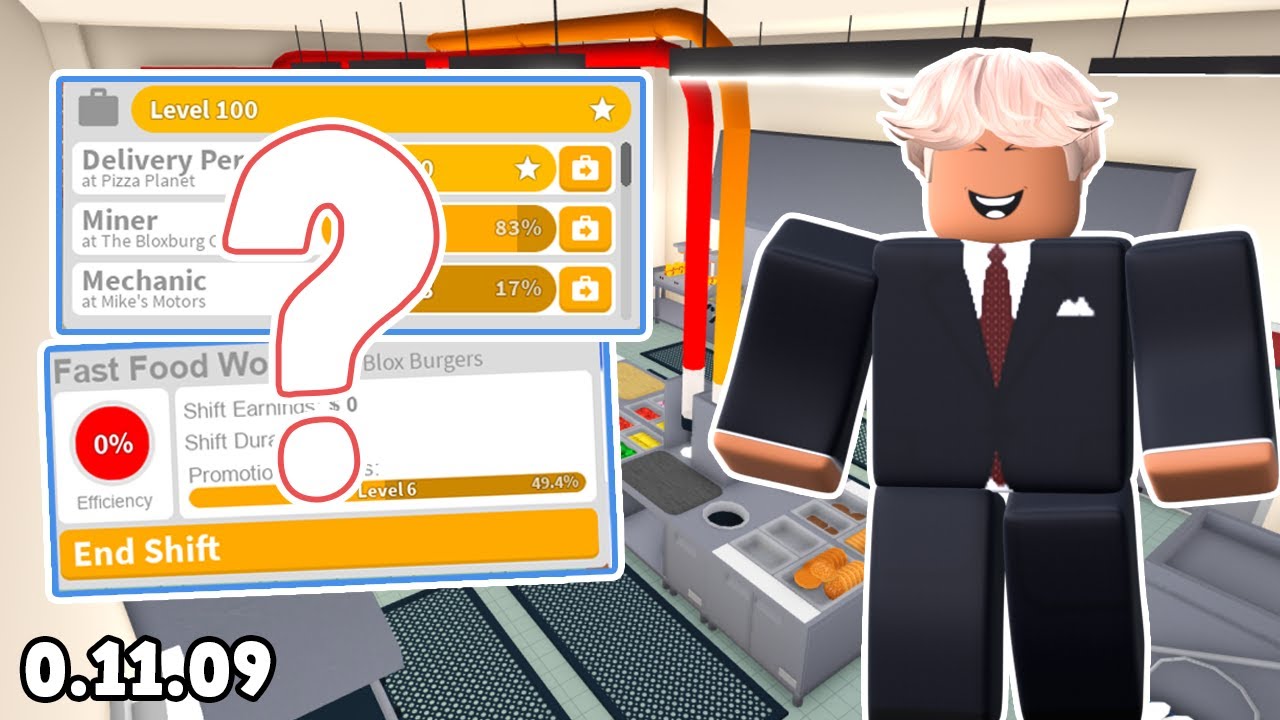 NEW BLOXBURG BLOX BURGER UPDATE... NEW JOB SYSTEM, BUILDING, FOODS AND ...