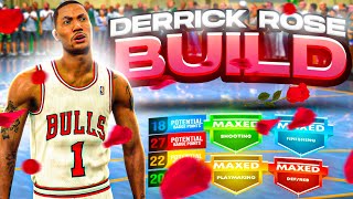 *NEW*BEST BUILD IN NBA 2K23!! DERRICK ROSE BUILD TUT!! A COMBO OF SPEED, SHOOTING, AND DUNKING!!