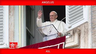 January 1 2025 Angelus prayer- Pope Francis ASL