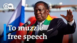 Zimbabwe outlaws criticism of government ahead of elections | DW News