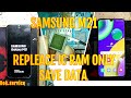 samsung m21 mati total ex service  done with repleace ram and repair cpu