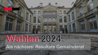 Verkündung Wahlresultate 2024: Gemeinderat