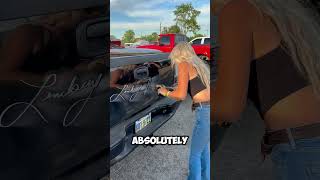 She's Extremely Precise With Signing Trucks With A Saw! (📸:that.blacked.out.LBZ)