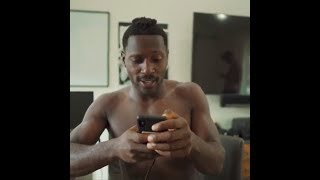Antonio Brown's reaction when he found out the Raiders let him go.