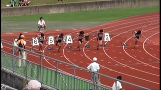 2010年　秋田県北高校新人　女子100ｍ予選1~4組