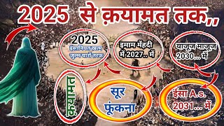 2025 Se Qayamat Tak Kiya Kiya Hoga || 2025 से कयामत तक _ 2025 To Kayamat || 2025 The Judgement Year