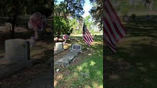 Alachua Florida Memorial Day Flagging