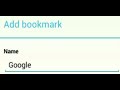 Create Bookmark in Chrome Android App Create Bookmark in Chrome Android App