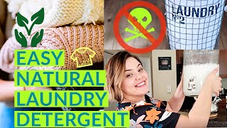 DIY: Laundry Detergent || SIMPLE Easy Natural Non-Toxic + Borax Free