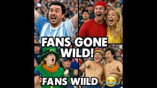 “Fans Gone Wild! 😂 Craziest & Funniest Fan Moments Ever Caught on Camera”