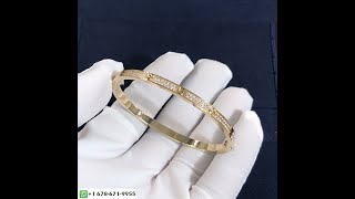 18k yellow gold cartier love bracelet,SM