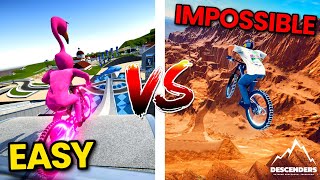 Easy VS IMPOSSIBLE Gaps in Descenders!